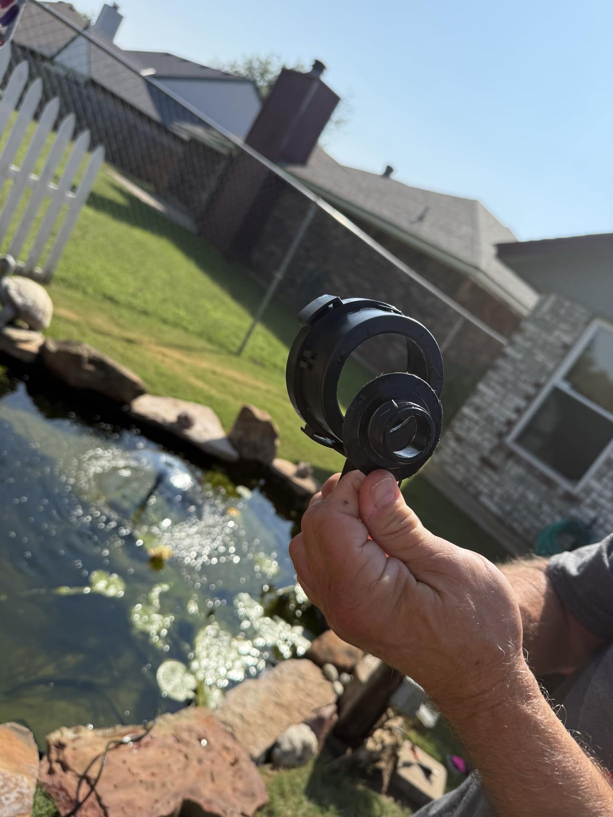 WaterRebirth 100W 1700 GPH Pond Pump, Ultra Quiet Heavy Duty Submersible Water Pump for Koi Ponds, Fountains, Aquariums & Waterfalls customer photo 2