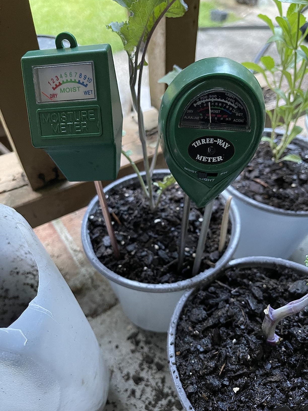 Soil Moisture Meter, Plant Hygrometer Moisture Sensor Plant Water Monitor for Potted Plants, Garden, Farm, Lawn (No Battery Needed) customer photo 2