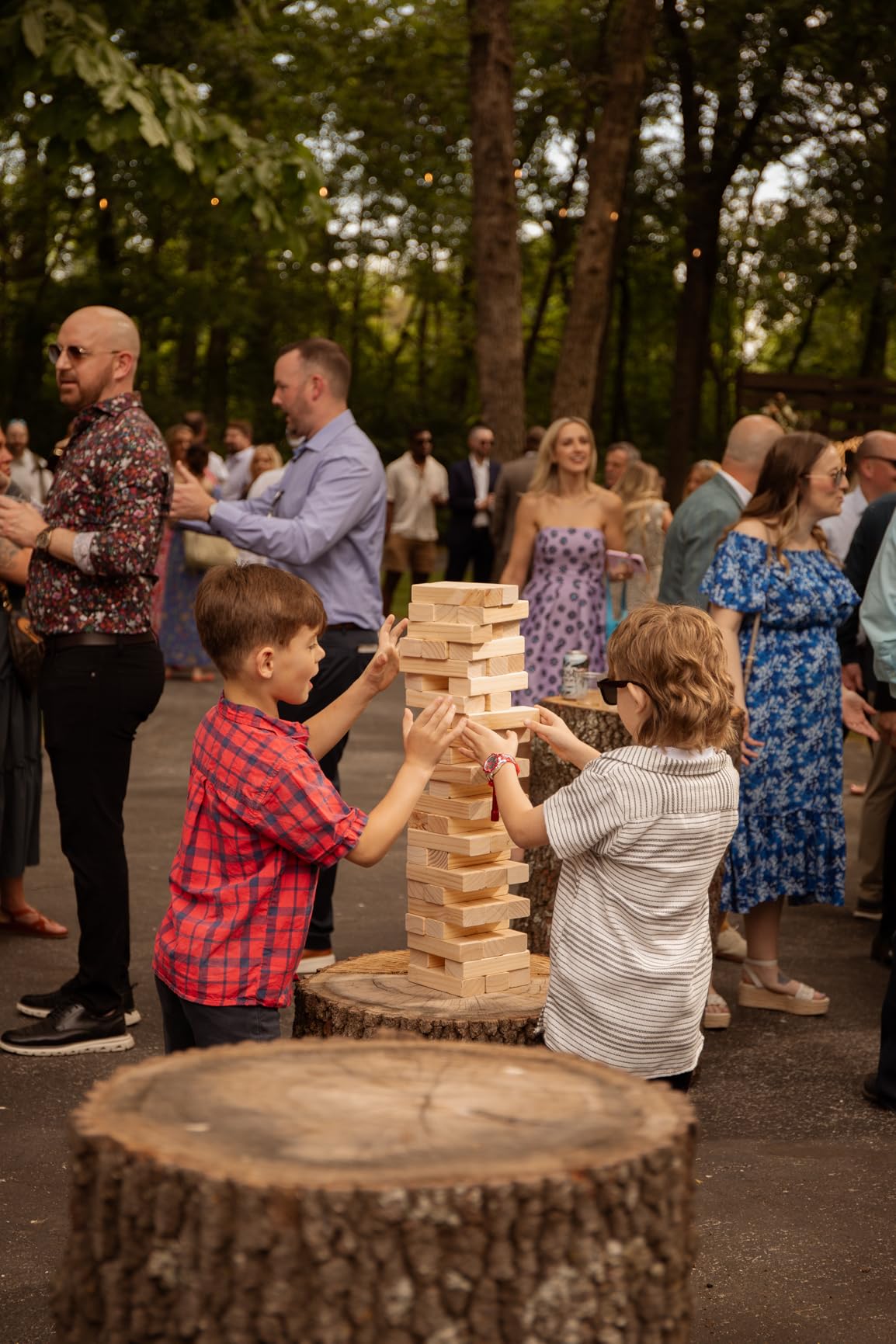 Jenga Giant - Hardwood Blocks - Stacks to Over 4 Feet - Officially Licensed - JS6 customer photo 1