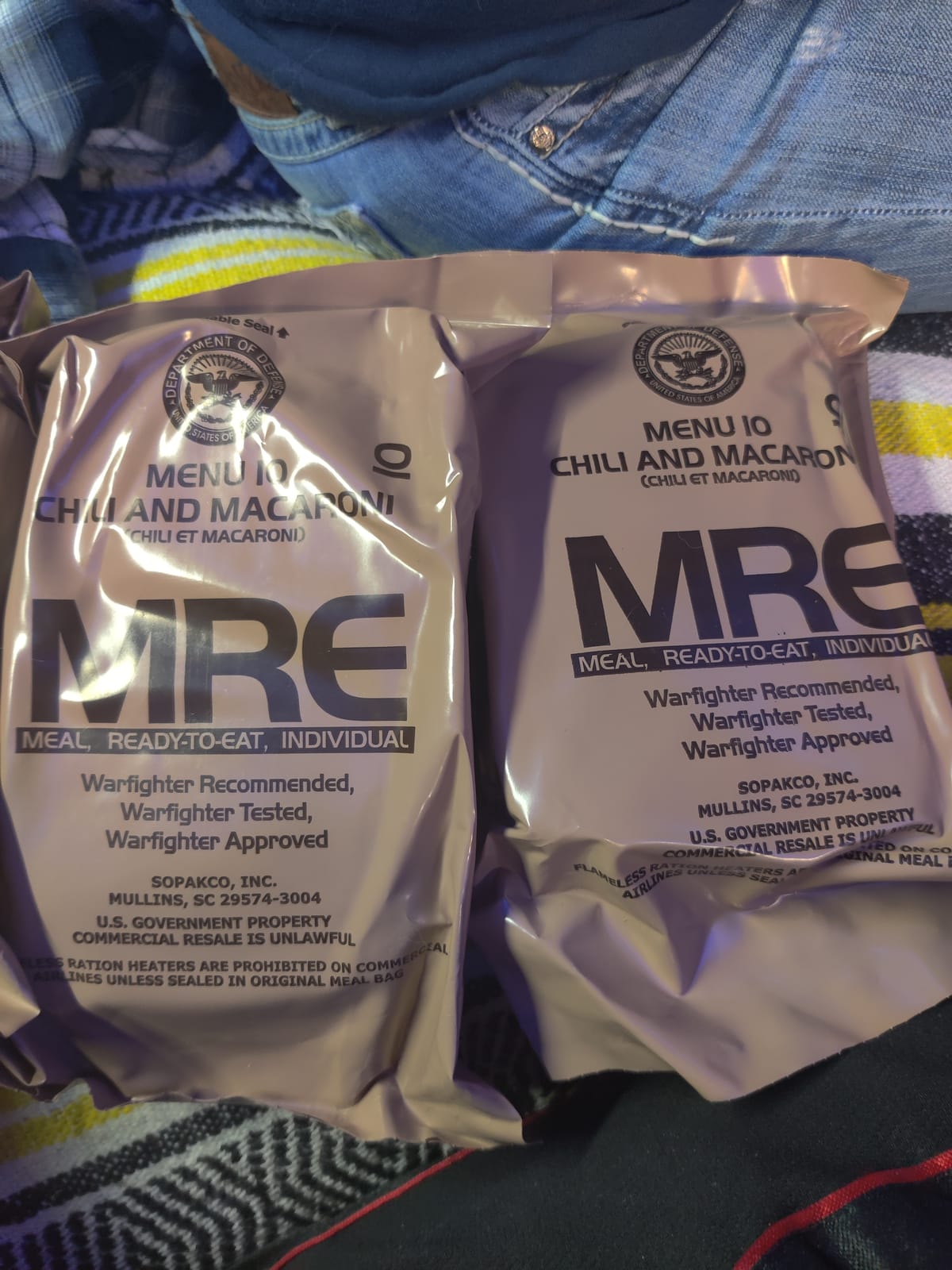 Sopakco 24ct US Military Surplus MRE Meals Ready to Eat 2021 Inspect A+B Case Bundle Menus 1-24 customer photo 1