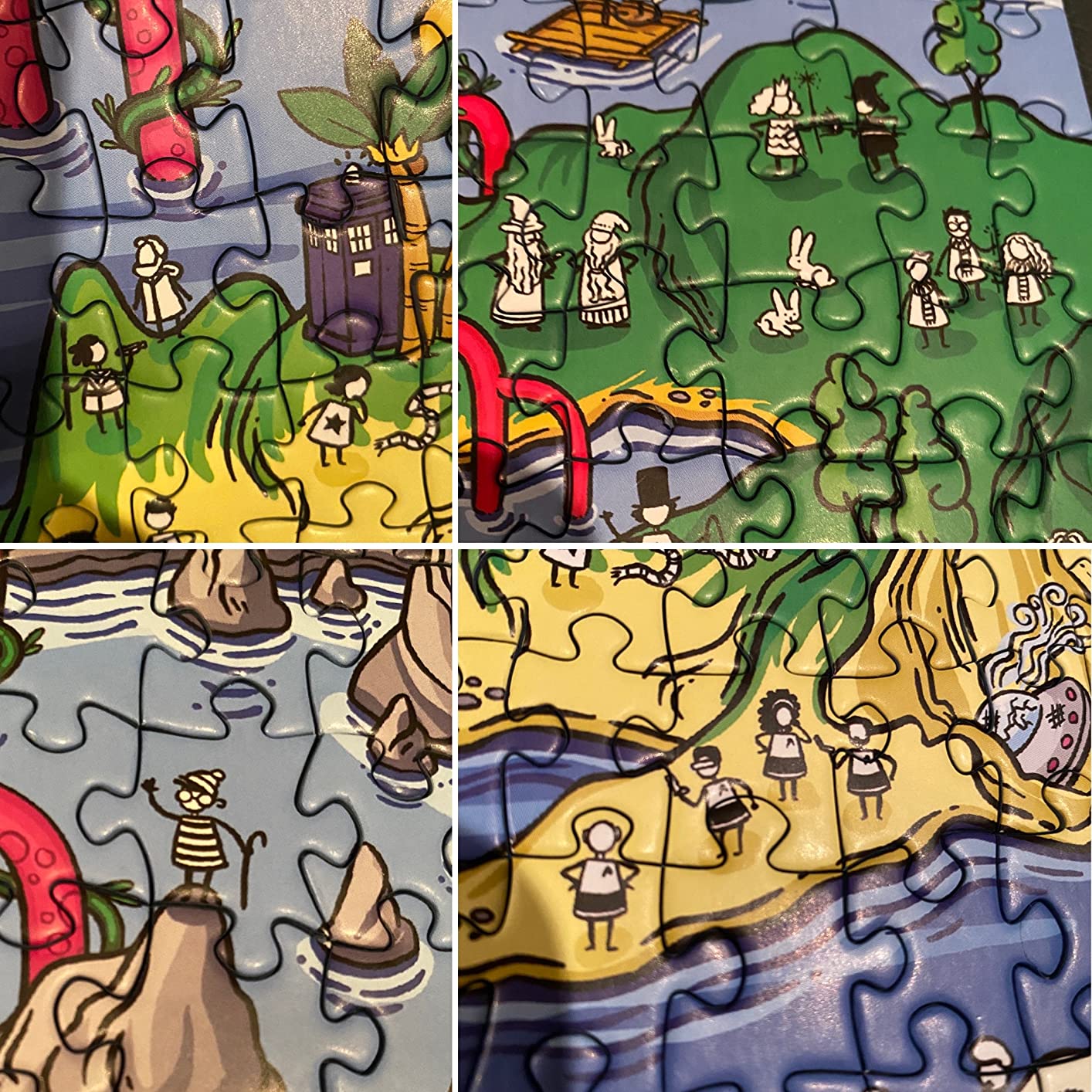 The Happy Isles - 1000-Piece Puzzle by The Magic Puzzle Company - Series 1 customer photo 1