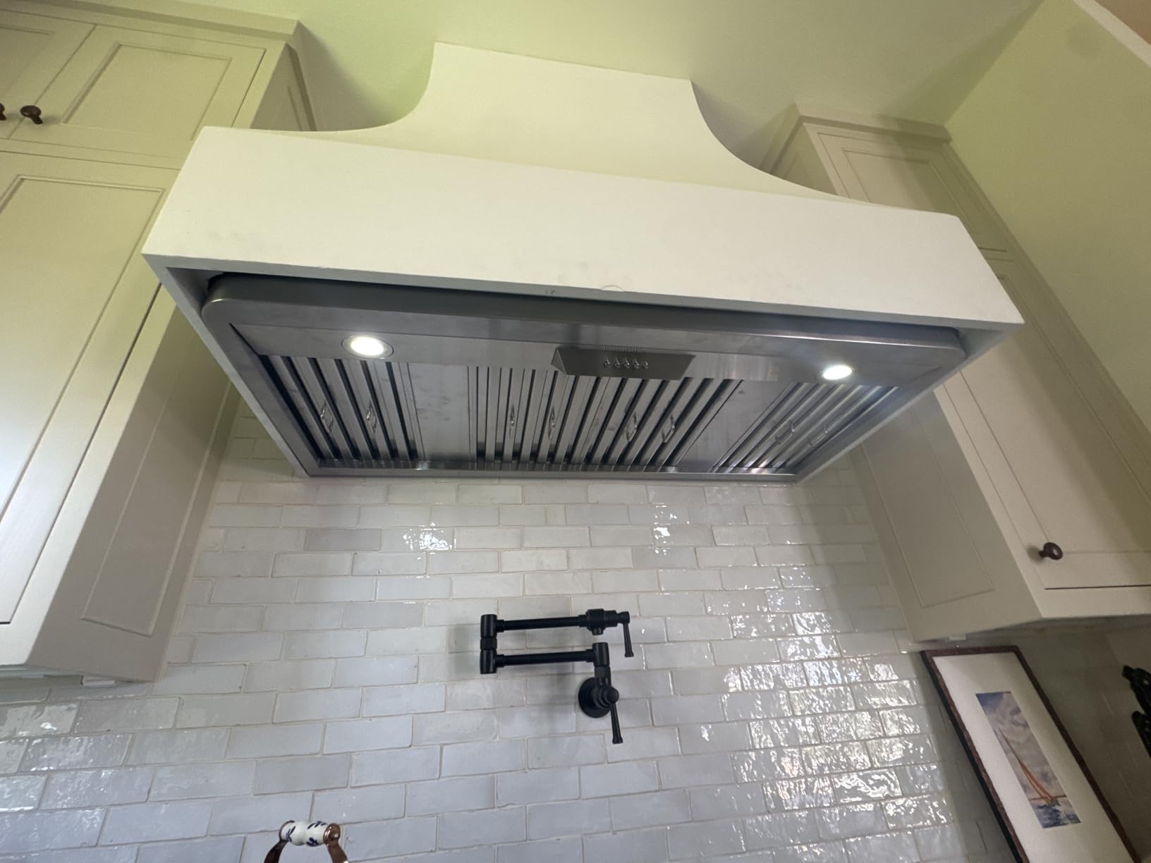 48 in. Haven Coll 500 CFM Ducted Under Cabinet Range Hood, LED, Stainless, Push Button Controls, Dual Motor, Permanent Dishwasher-Safe Baffle Filters, 3 Fan Speeds customer photo 1
