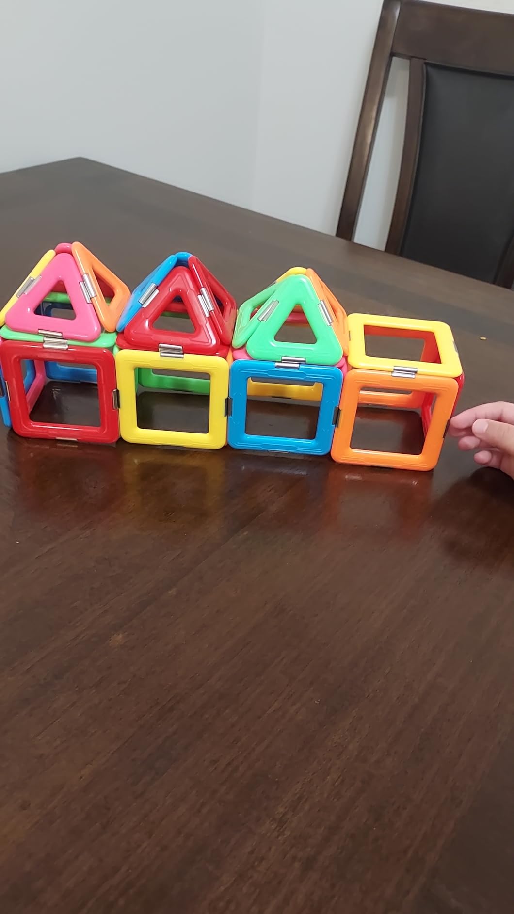 Upgraded Magnetic Blocks Tough Tiles STEM Toys for 3+ Year Old Boys & Girls customer photo 1