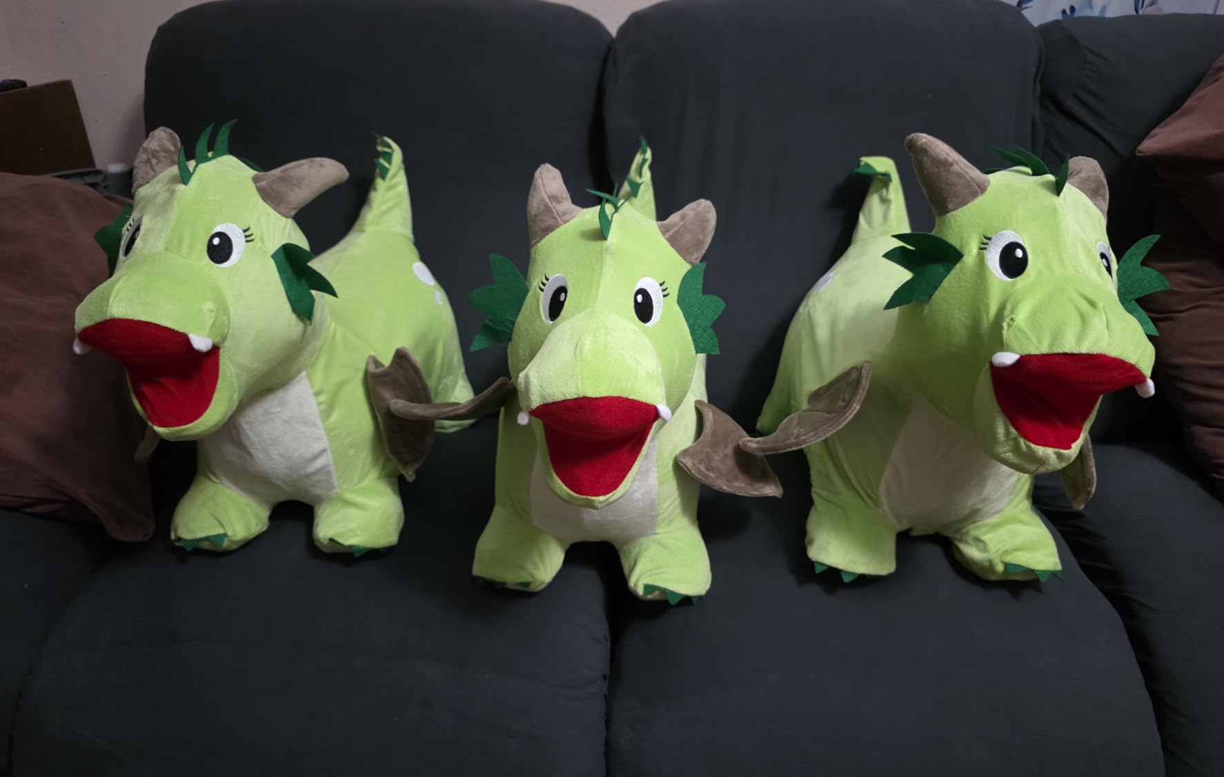 INPANY Unicorn Bouncy Horse Toys, Inflatable Unicorn with Rainbow Plush customer photo 2
