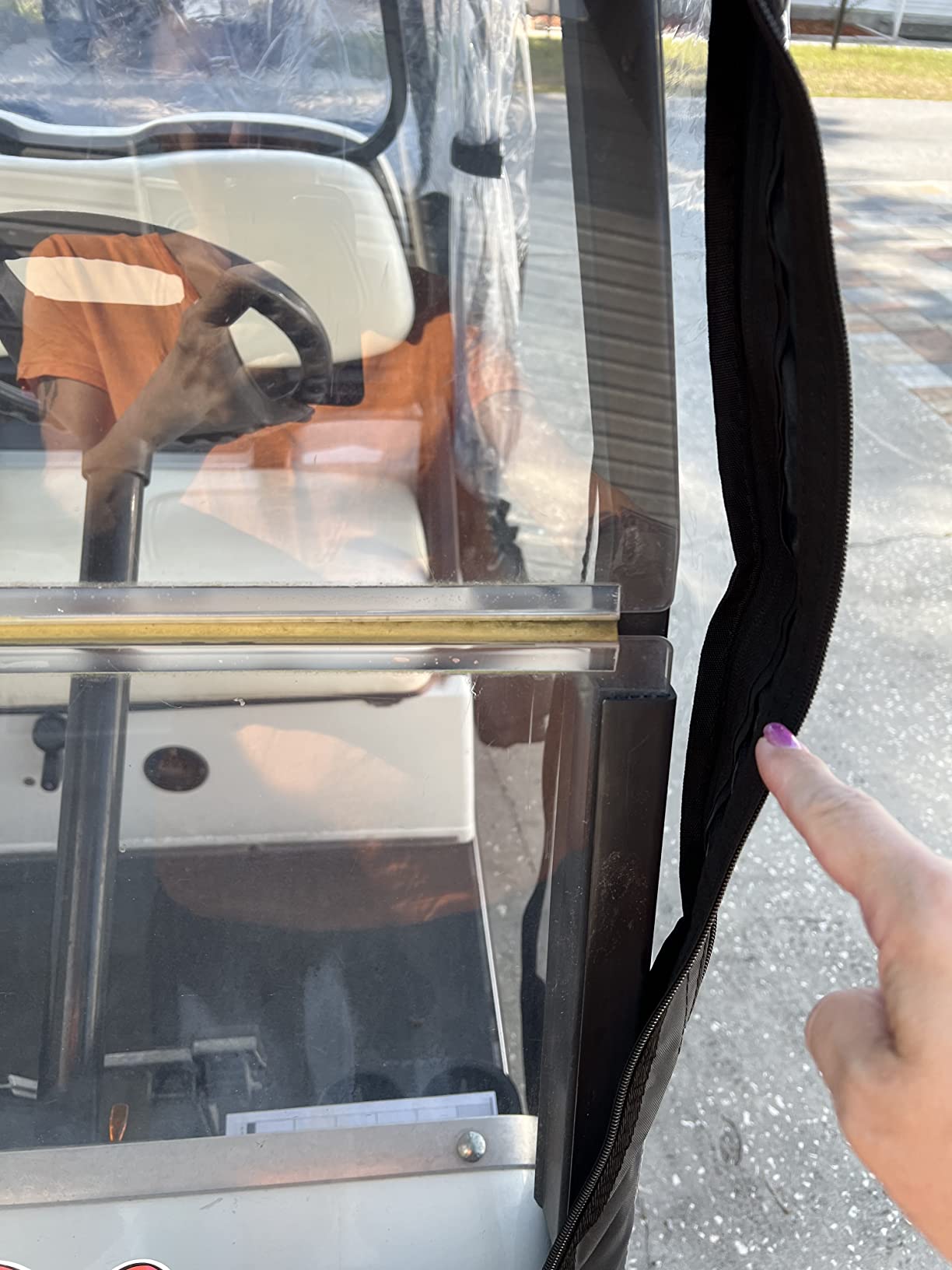 10L0L Golf Cart Enclosure for Club Car DS 1981-up 4 (2+2) Passenger Models customer photo 2