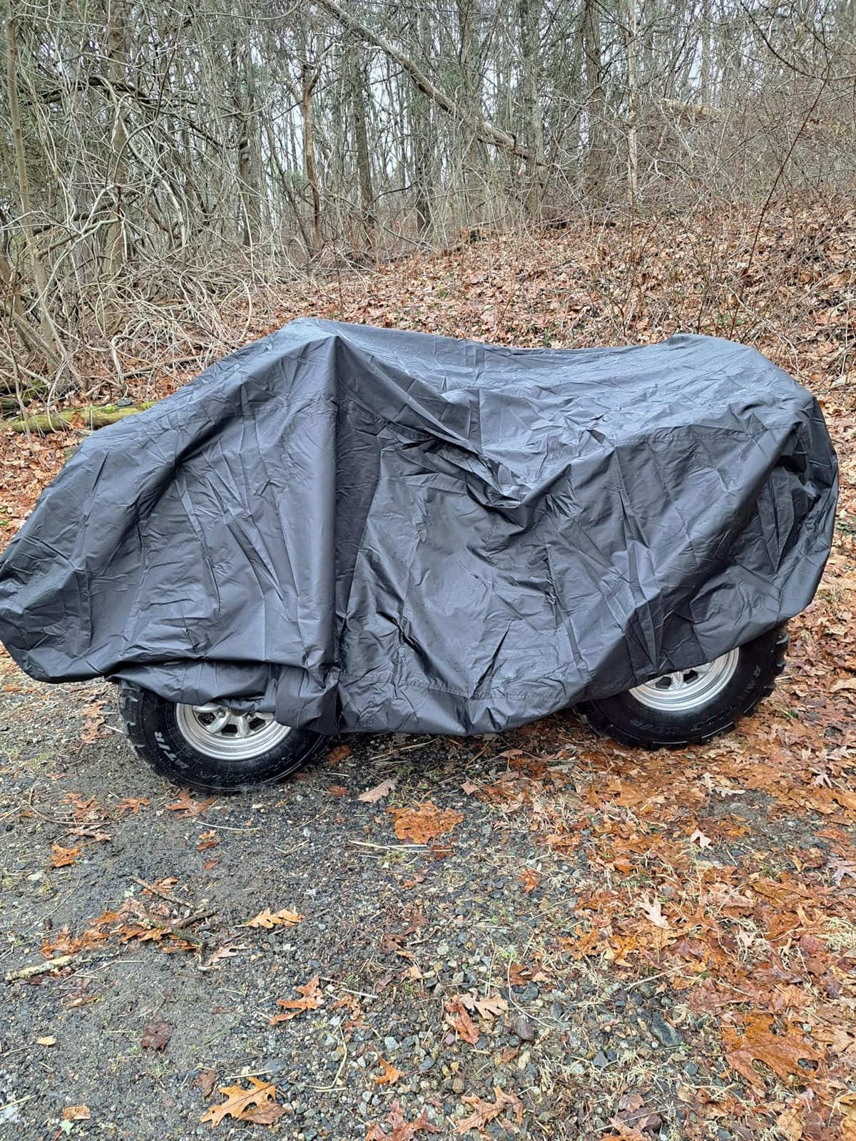 CAT® MudShield ATV Cover Waterproof Heavy Duty Outdoors All Terrain Vehicle 4 Wheeler Accessories ATV Quad Cover Polaris ATV Cover Powersports for Can-Am Kawasaki Honda Four Wheeler Cover (XXL 102
