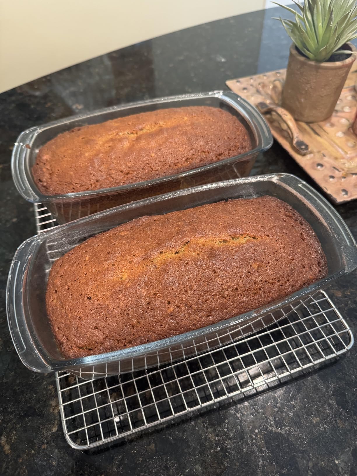 Razab (2 Pack Large 7.6 Cups / 1800 Ml / 1.9 Qt Glass Loaf Pans with Lids customer photo 1