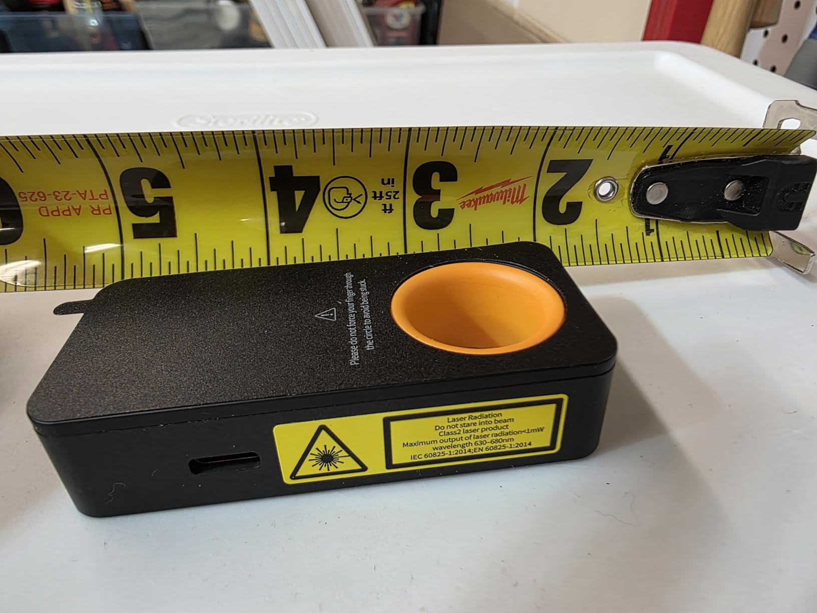 HOTO Pocket-Size Laser Measuring Tool, EDC Gadget Birthday Gift for Men Dad customer photo 1