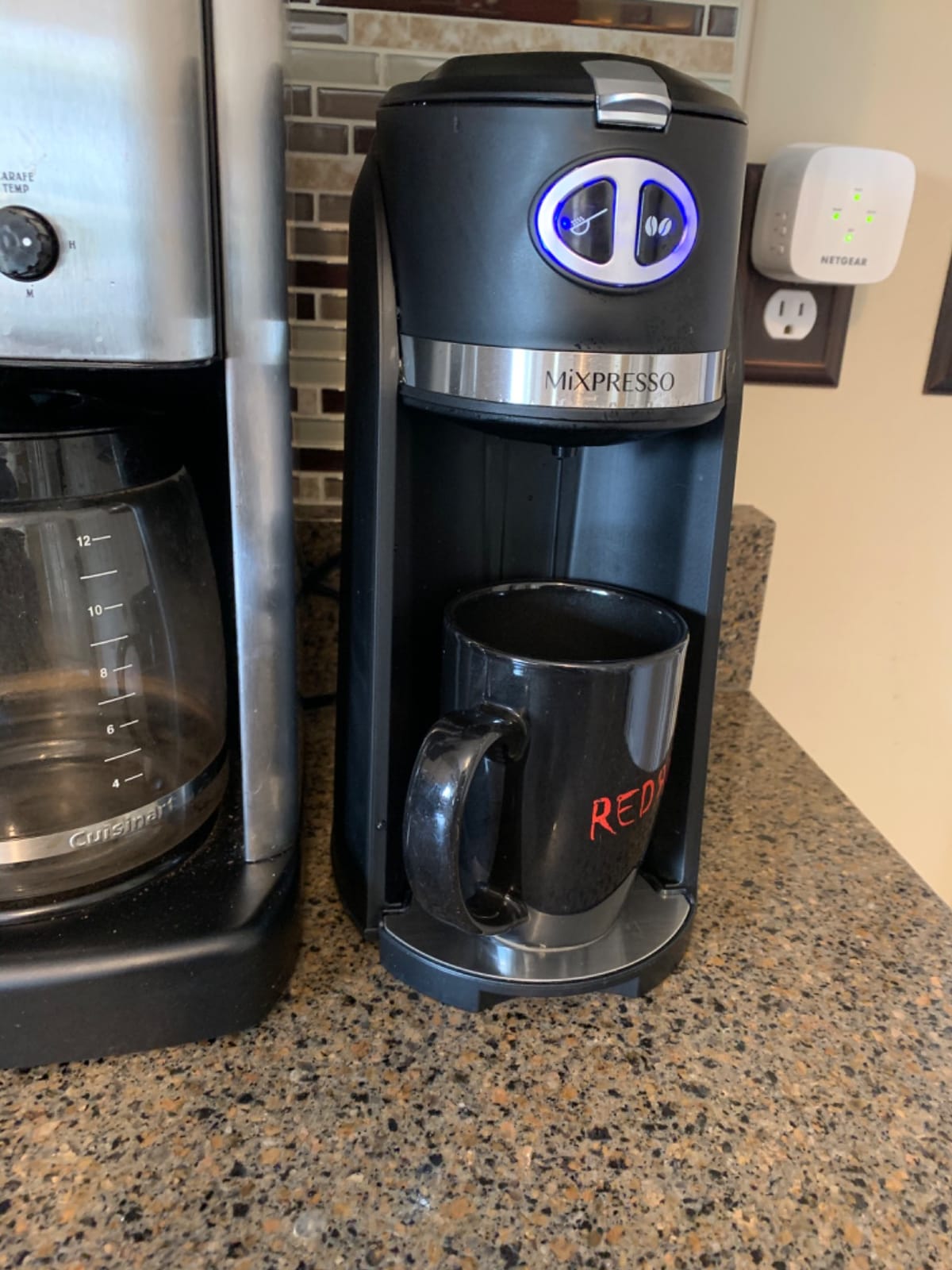 Mixpresso 2 in 1 Grind & Brew Automatic Personal Coffee Maker with Grinder Built-In and 14oz Travel Mug, Auto Shut Off Function customer photo 1