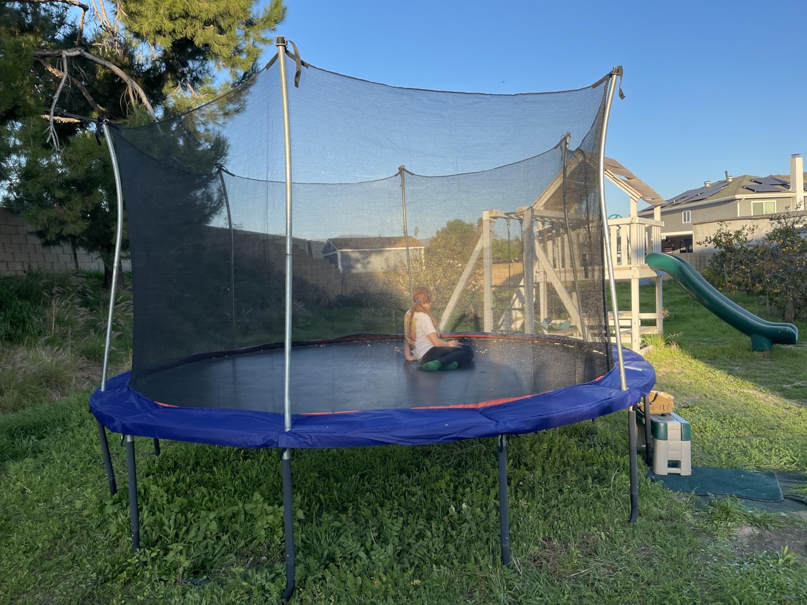 Jump Tastic Trampoline Trampoline Net Replacement with 6 Caps customer photo 2