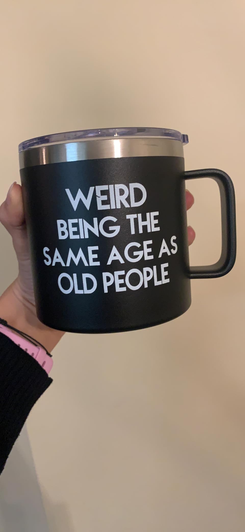 KLUBI Whiskey Gifts: 14oz Coffee Mug & Tumbler for Whiskey Lovers customer photo 1
