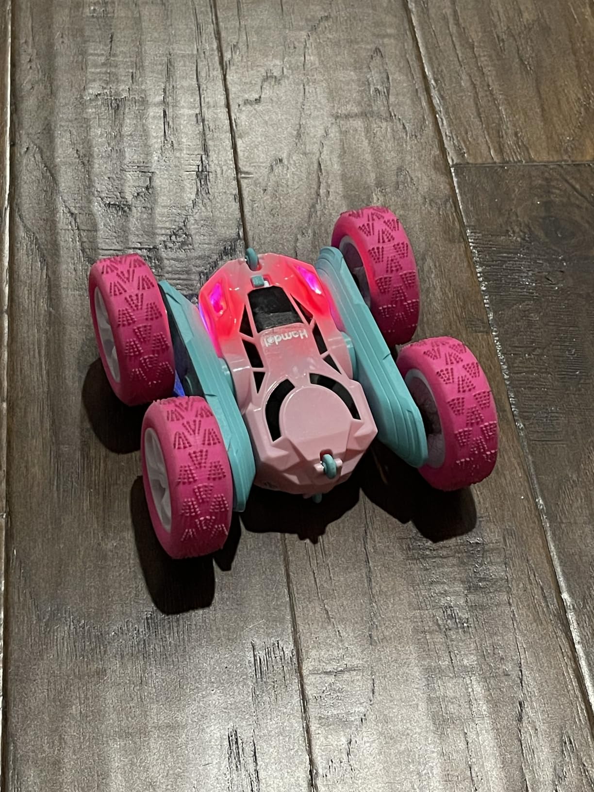 Hamdol Remote Control Car for Kids, 360° Rotating Double-Sided RC Car with LED Headlights, 4WD 2.4GHz Electric Rechargeable Toy Vehicle for Boys and Girls, Perfect Birthday customer photo 1