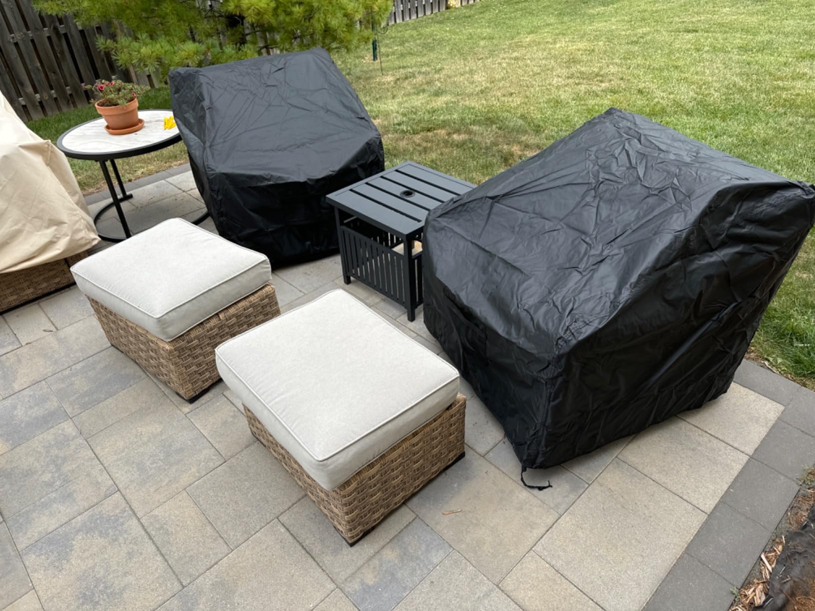 2 Pack Outdoor Patio Chair Covers Waterproof 38