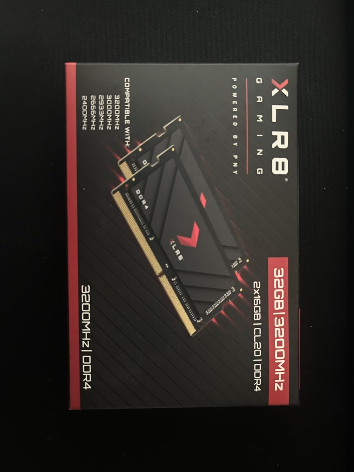 PNY DDR4 32GB (2x16GB) 3200MHz CL20 Overclocked Notebook Memory Kit | XMP 2.0 Ready, PC4-25600, CL20, 1.2V, Notebook/Laptop RAM, Compatible: 2933/2666/2400/2133MHz - MN32GK2D43200X customer photo 2