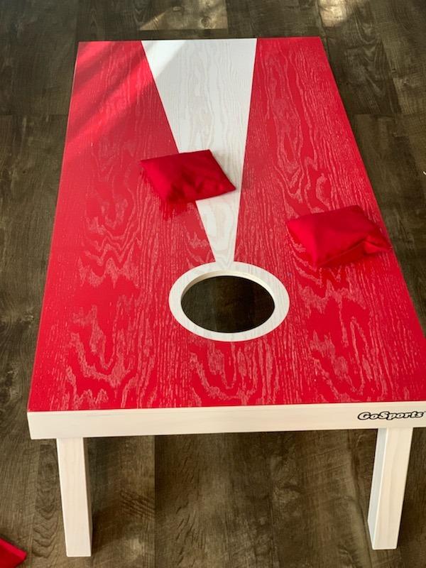GoSports 4 x 2 ft Regulation Size Wood Cornhole Boards - 10 Vintage Wood Designs (Choose Your Style) customer photo 2