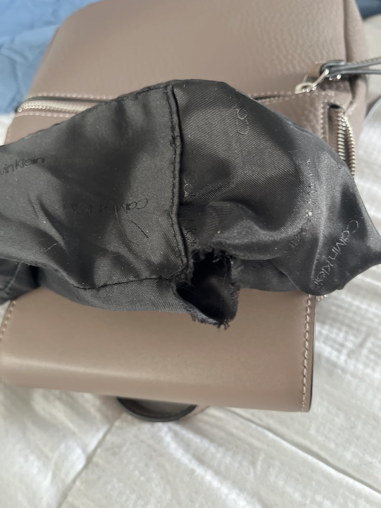 Calvin Klein Women's Reyna Novelty Flap Backpack customer photo 1