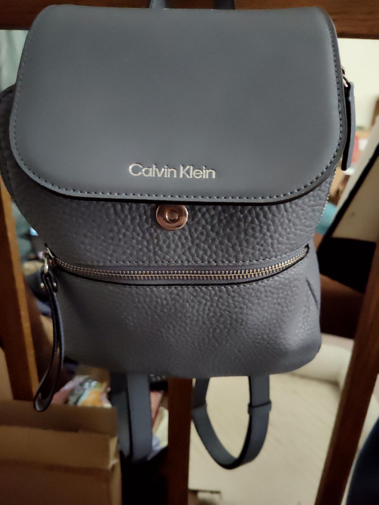 Calvin Klein Women's Reyna Novelty Flap Backpack customer photo 2
