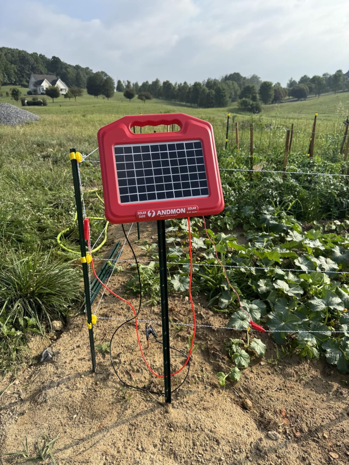 ANDMON S600 Solar Electric Fence Charger - 35 Mile Range, 0.65 Joules Powerful Solar Fence Charger, Ideal for Livestock and Garden Protection customer photo 2