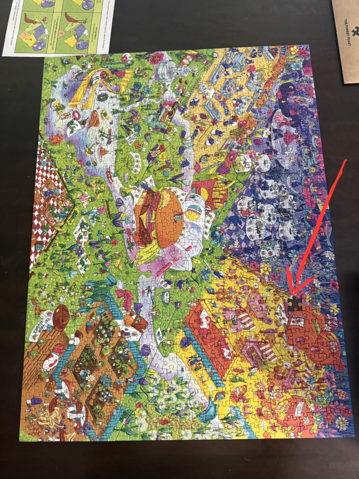 The Forest Feast - 1000-Piece Puzzle by The Magic Puzzle Company - Series 2 customer photo 1