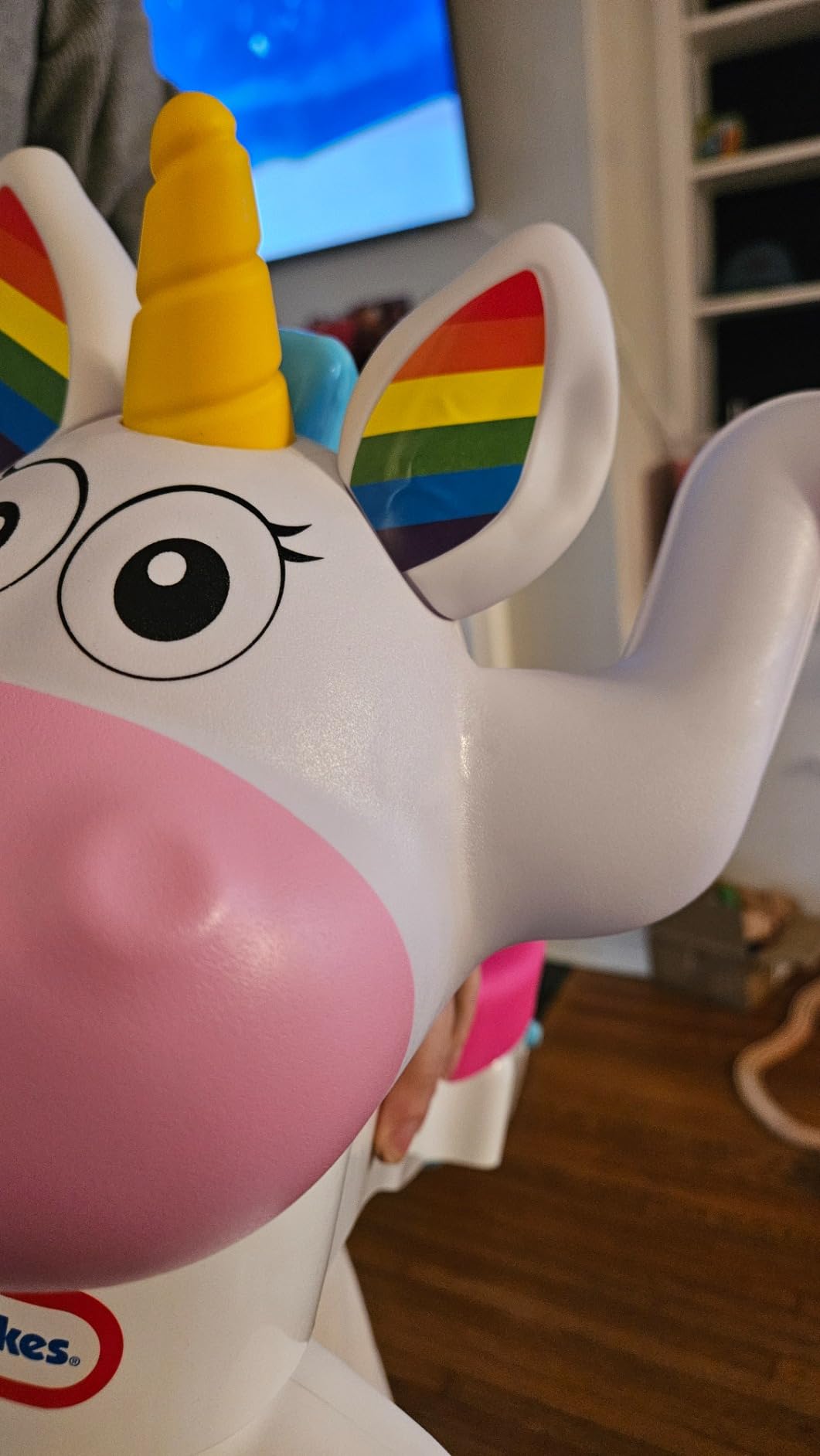 Little Tikes Go & Grow Unicorn Indoor & Outdoor Ride-On Scoot for Preschool Kids Toddlers and Children to Develop Motor Skills for Boys Girls Age 1-3 Years, Large customer photo 2
