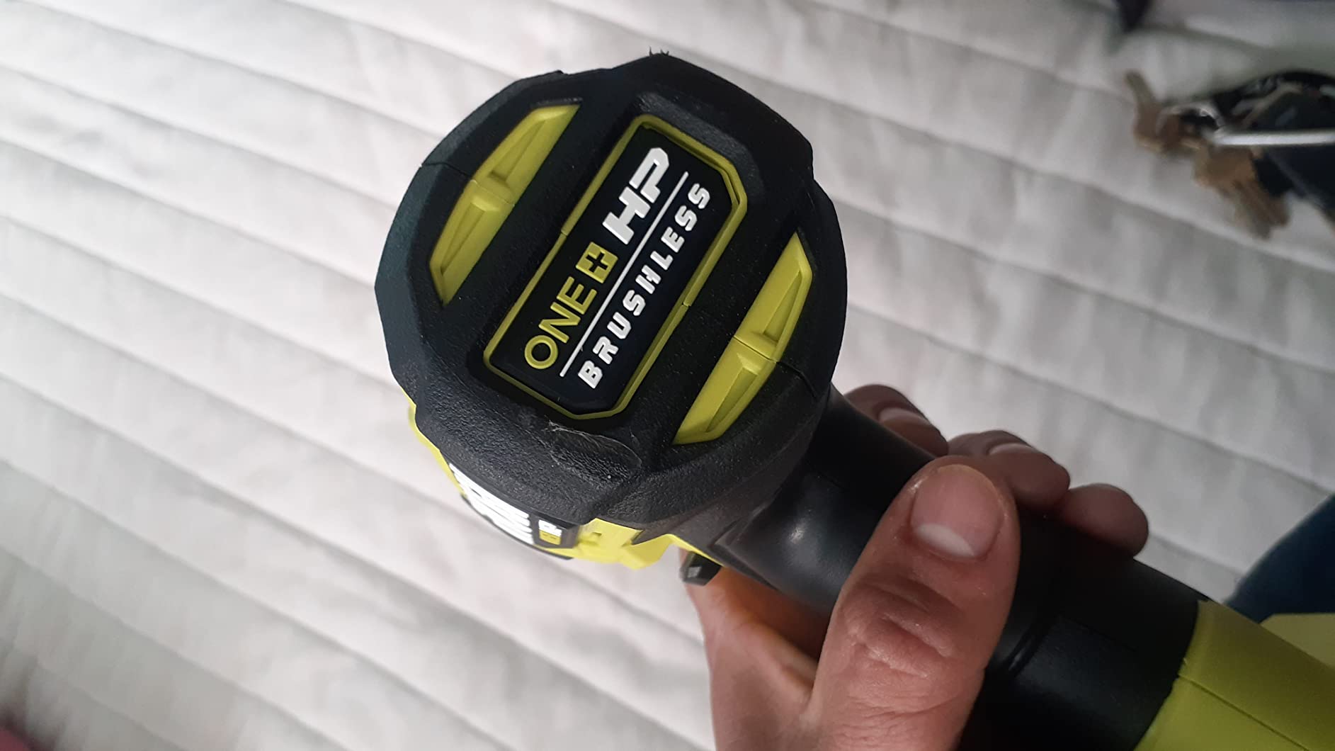 RYOBI ONE+ HP 18V Brushless Cordless 1/2 in. Hammer Drill/Driver - PBLHM101B - Tool Only (Battery Not Included) customer photo 1