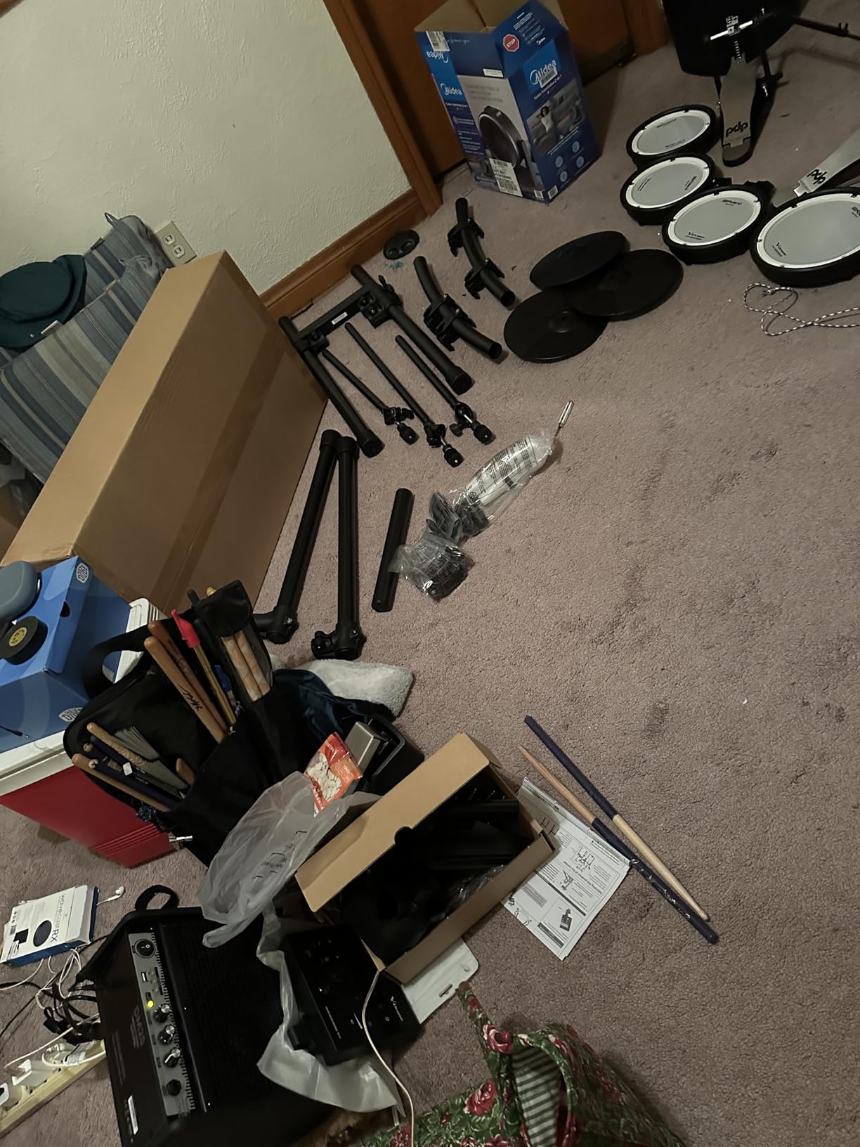 Roland TD-07DMK Electronic V-Drums Kit | Legendary Double-Ply All Mesh Head kit with superior expression and playability, Bluetooth Audio and MIDI customer photo 2