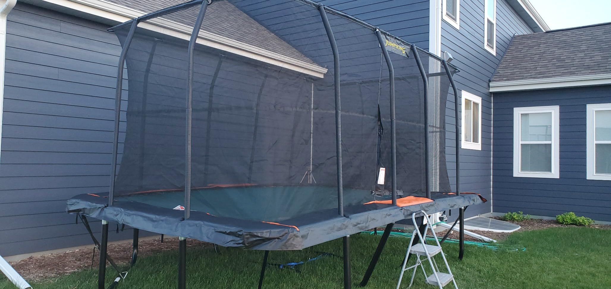 JumpKing Rectangle Trampoline for Outdoor Backyard Fun, Heavy-Duty Quality customer photo 1