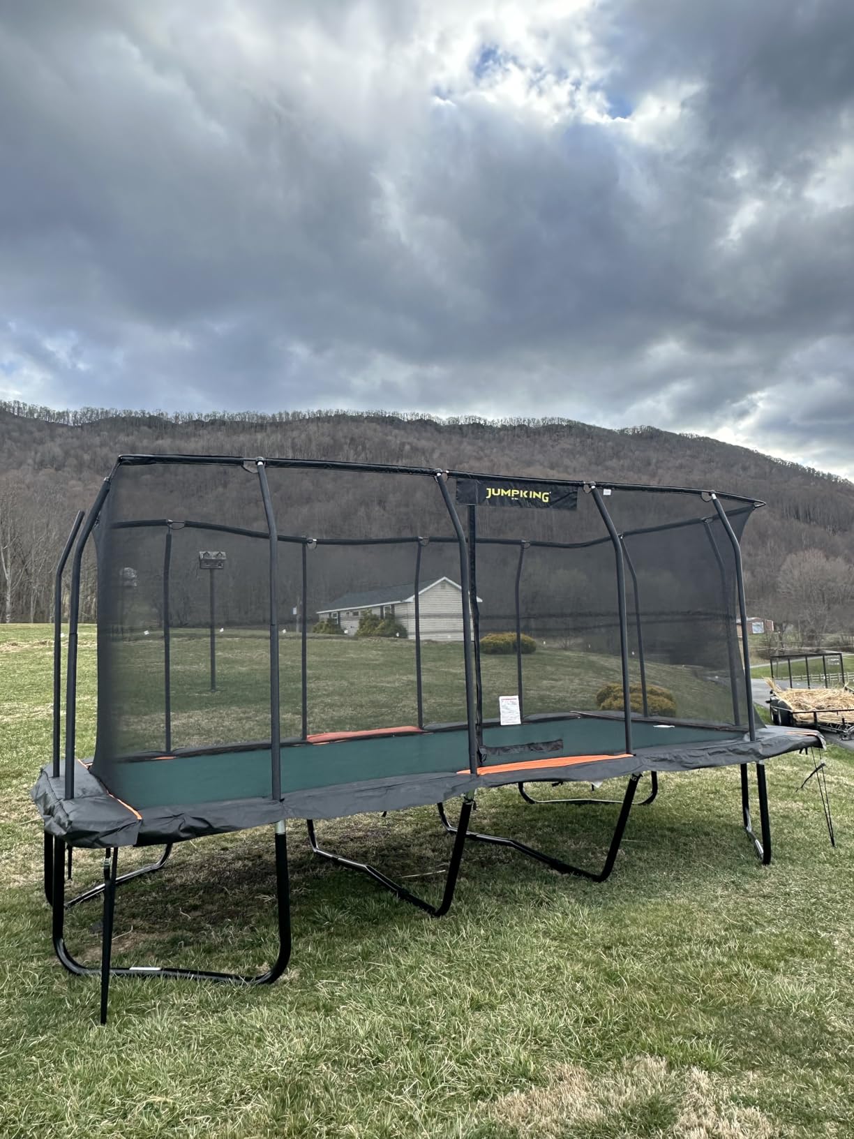 JumpKing Rectangle Trampoline for Outdoor Backyard Fun, Heavy-Duty Quality customer photo 2