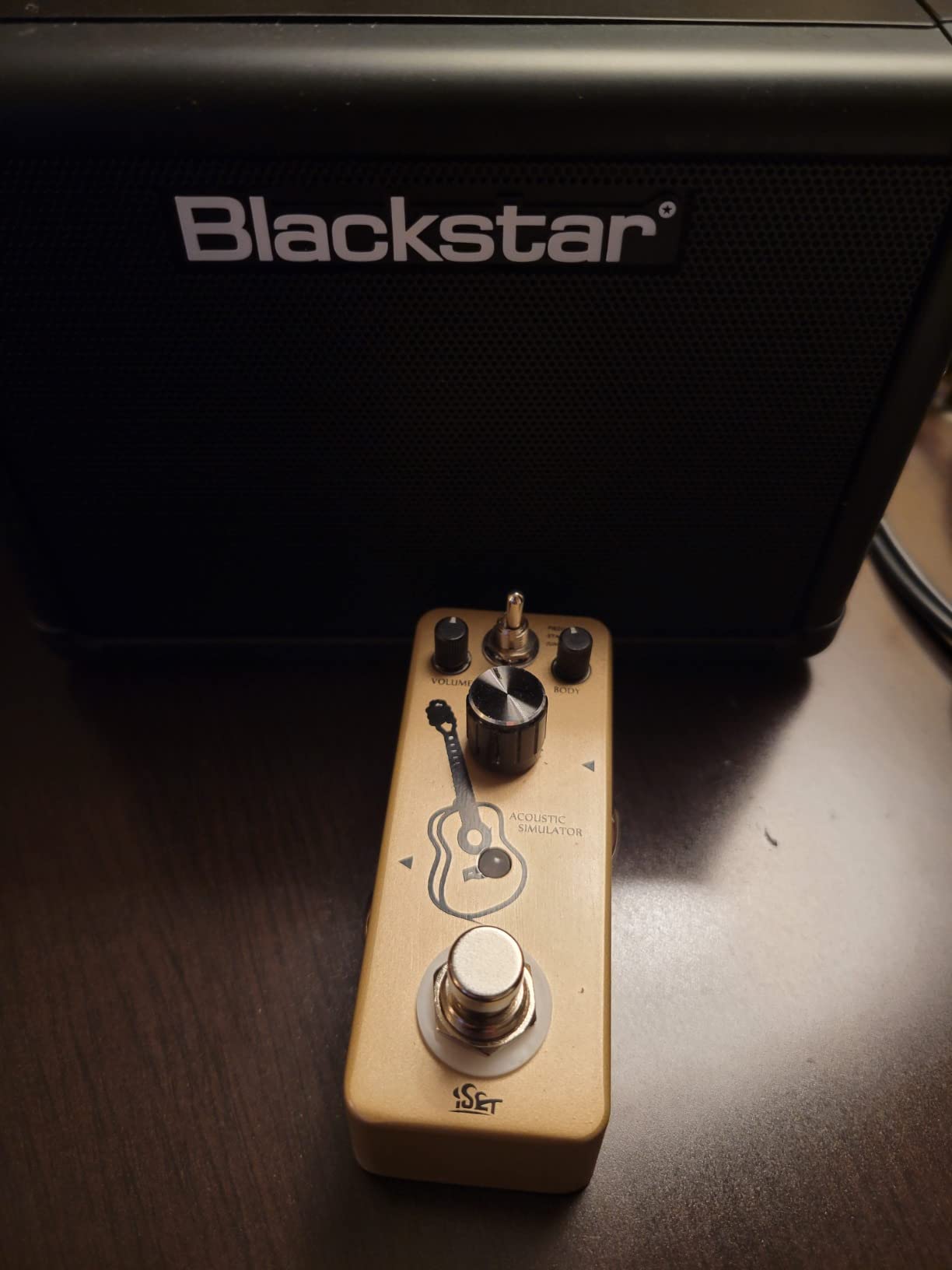 ISET Mini Accoustic Guitar Simulator Pedal For Electrical Guitar With True Bypass customer photo 1