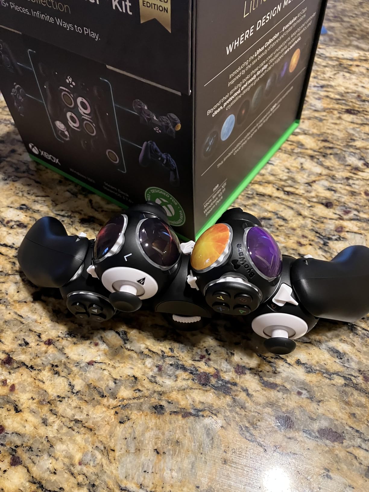 ByoWave Proteus Controller Kit – Modular Gaming Controller with 15+ Interchangeable Parts, Custom Remapping & LED Lighting – Works with PC, Steam Deck & Xbox Series X|S – Lithos Collection Limited Edition customer photo 2