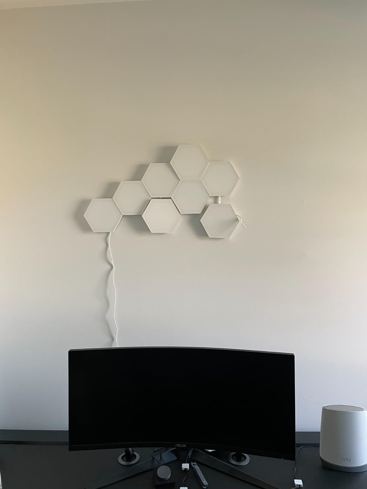 Govee Glide Hexa Light Panels, RGBIC Hexagon LED Wall Lights customer photo 1
