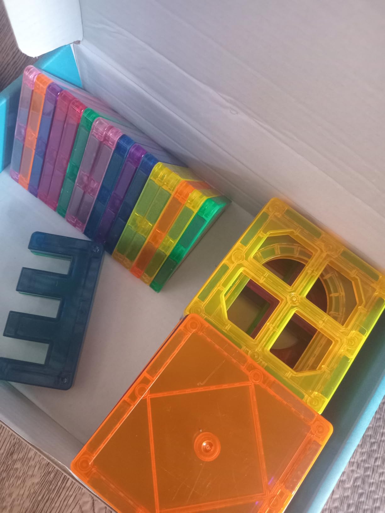 Magnetic Tiles Toddler Toys Magnetic Building Blocks for Kids Ages 3-12 STEM Educational Toys for Girls & Boys Sensory Toys for Kids with Autism Classroom Must Haves Outdoor Toys customer photo 2