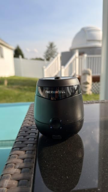 Thermacell E-ZoneGuard Patio Rechargeable Mosquito Repellent, 5.5-Hr Bat customer photo 1