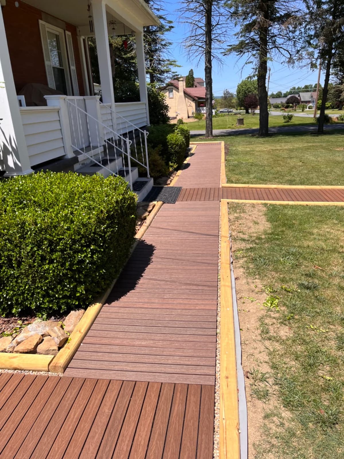 NewTechWood UltraShield Naturale 1 ft. x 3 ft. Quick Deck Outdoor Composite Deck Tile in Brazilian Ipe (15 sq. ft. Per Box) customer photo 2