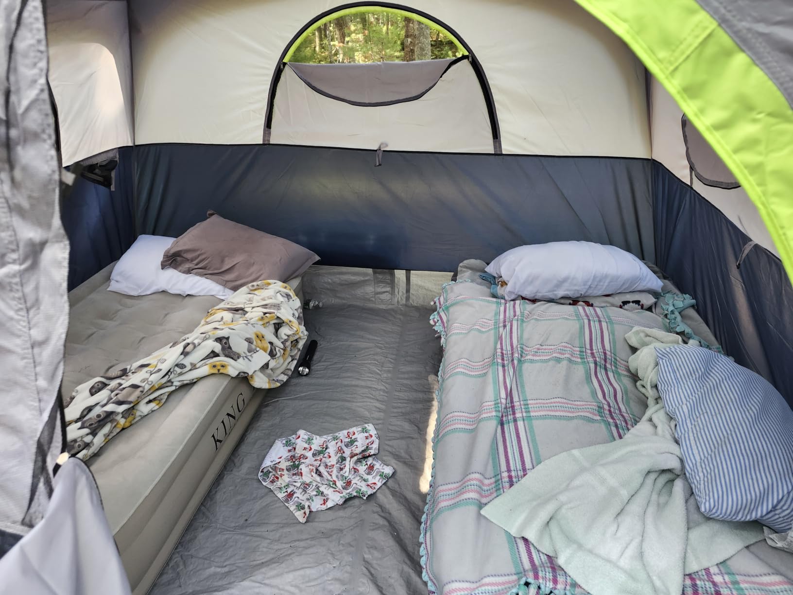 UNP 6 Person Tents for Camping Waterproof Family Cabin Tent with Rainfly | Easy Setup Windproof Double Layer Camping Tent with 1 Mesh Door & 5 Large Mesh Windows 10'X9'X78in(H) customer photo 1