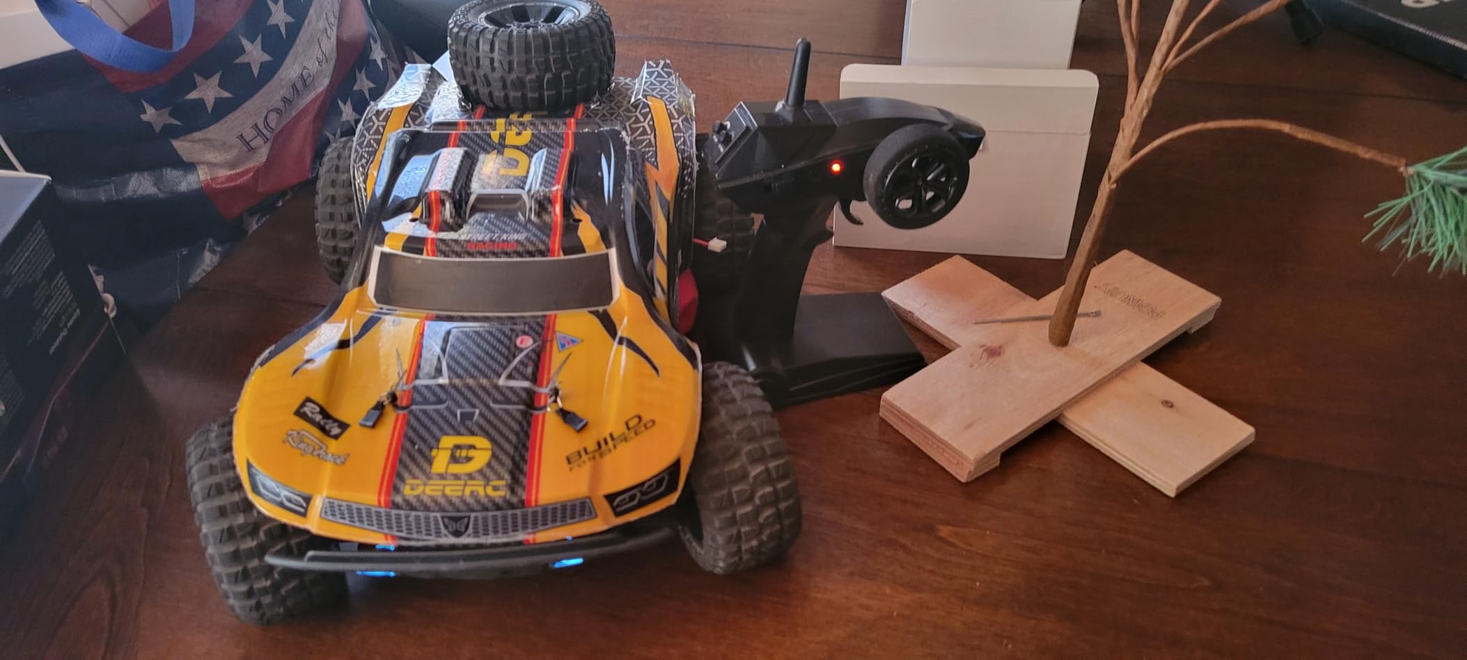 DEERC 9201E 1:10 RC Truck for Adults & Boys, 48 KPH 4WD Short Course RC Car customer photo 1