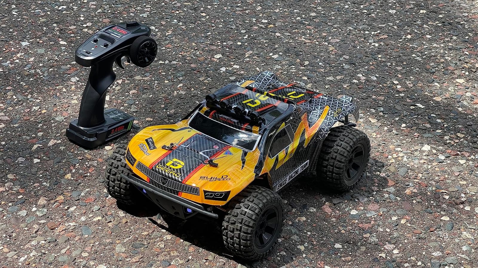 DEERC 9201E 1:10 RC Truck for Adults & Boys, 48 KPH 4WD Short Course RC Car customer photo 2
