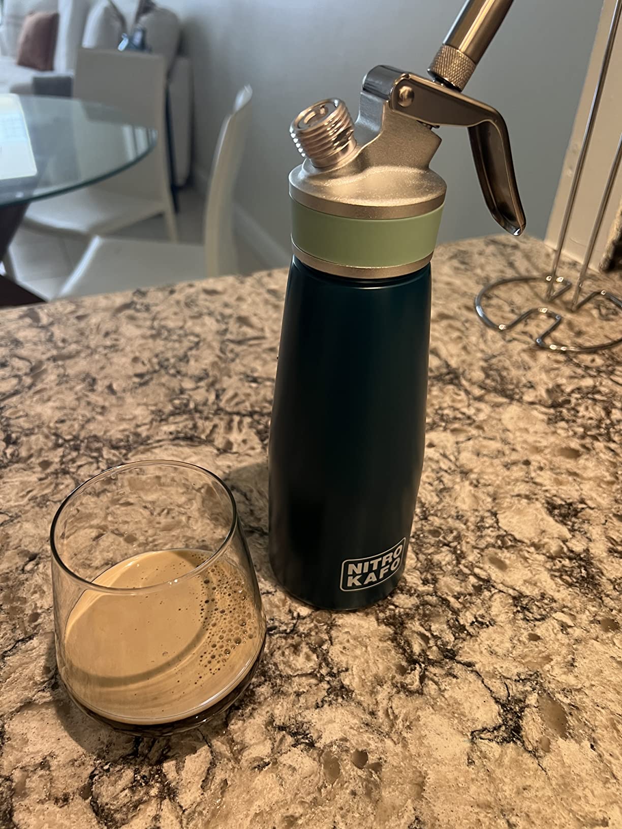 Nitro Cold Brew Maker, Nitro Diffuser Nozzle & Cold Brew Maker, 1-Pint/0.5L customer photo 2