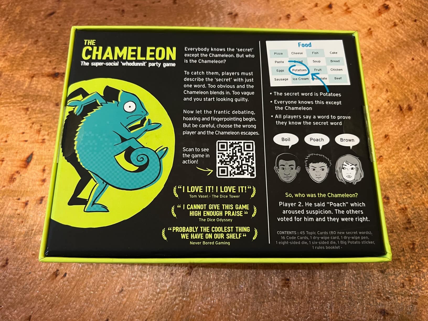 The Chameleon Social Deduction Board Game for Adults, Ages 12+ customer photo 1