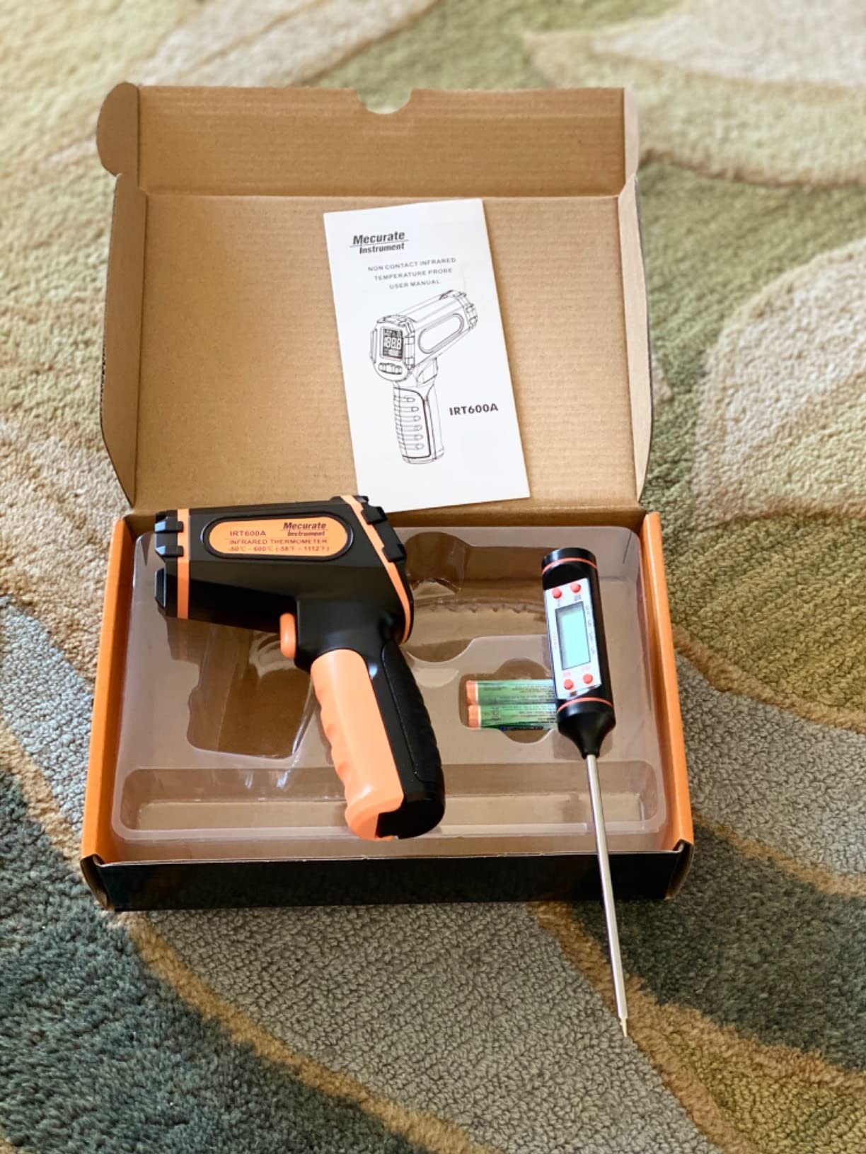 Mecurate Infrared Thermometer Gun -58°F to 1112°F Laser Temperature Gun customer photo 2