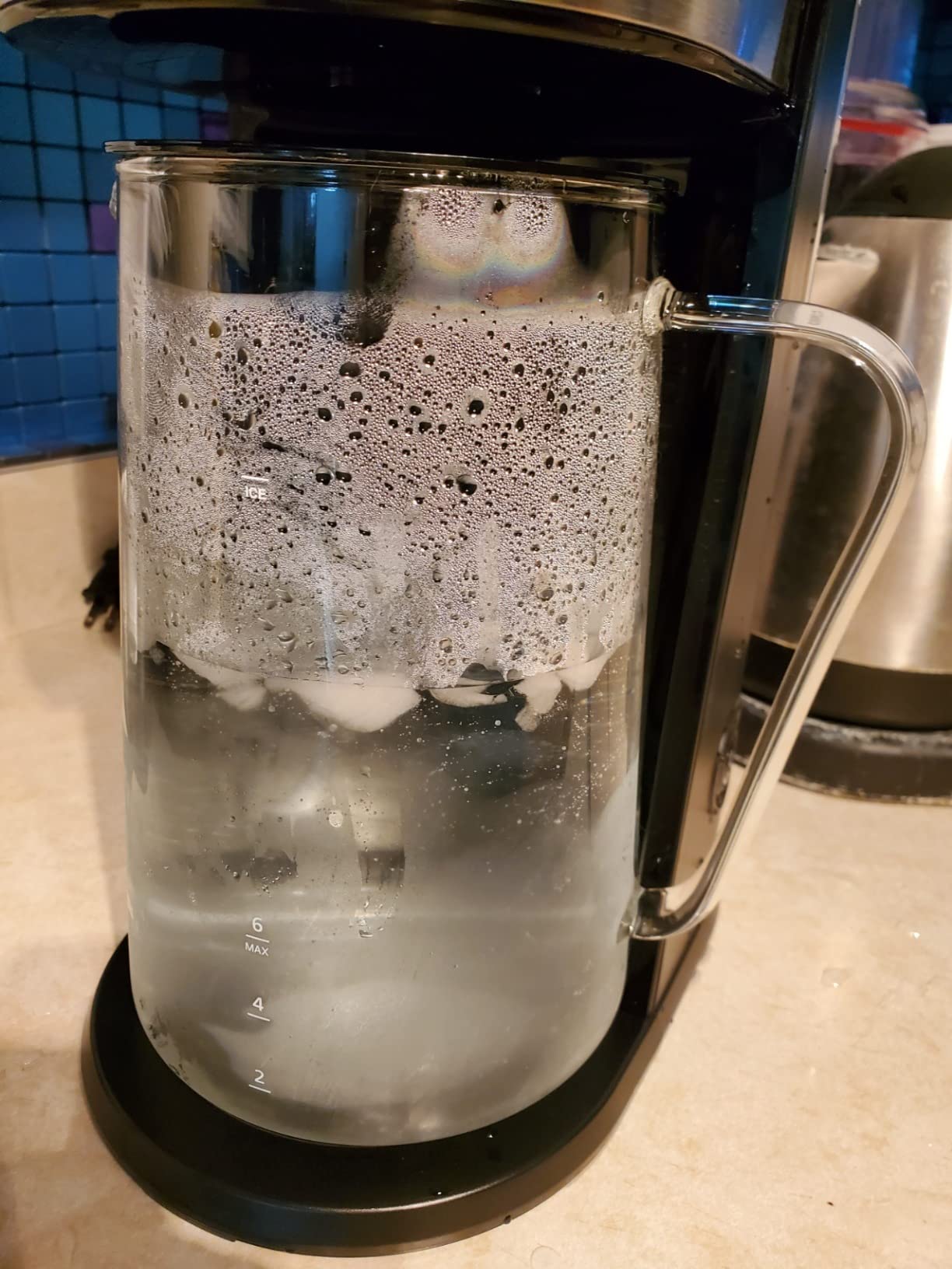 wirsh Iced Tea Maker with 3QT Pitcher, Iced Coffee Maker with Strength Control and Reusable Filter, Perfect For Iced Coffee, Latte, Tea, Lemonade, Flavored Water, Black customer photo 1