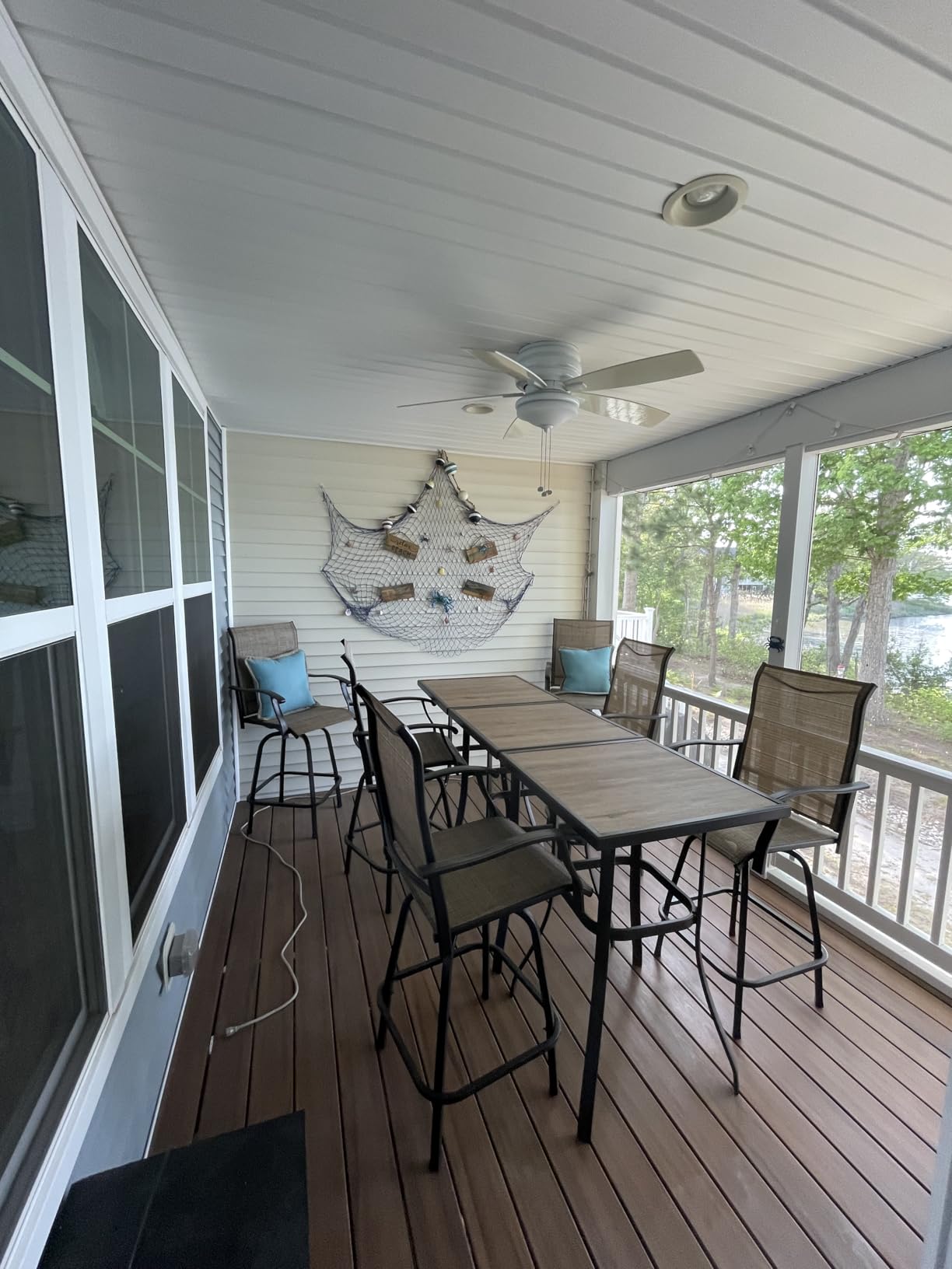 PHI VILLA Outdoor Patio Bar Set of 4,High Top Furniture Set customer photo 2