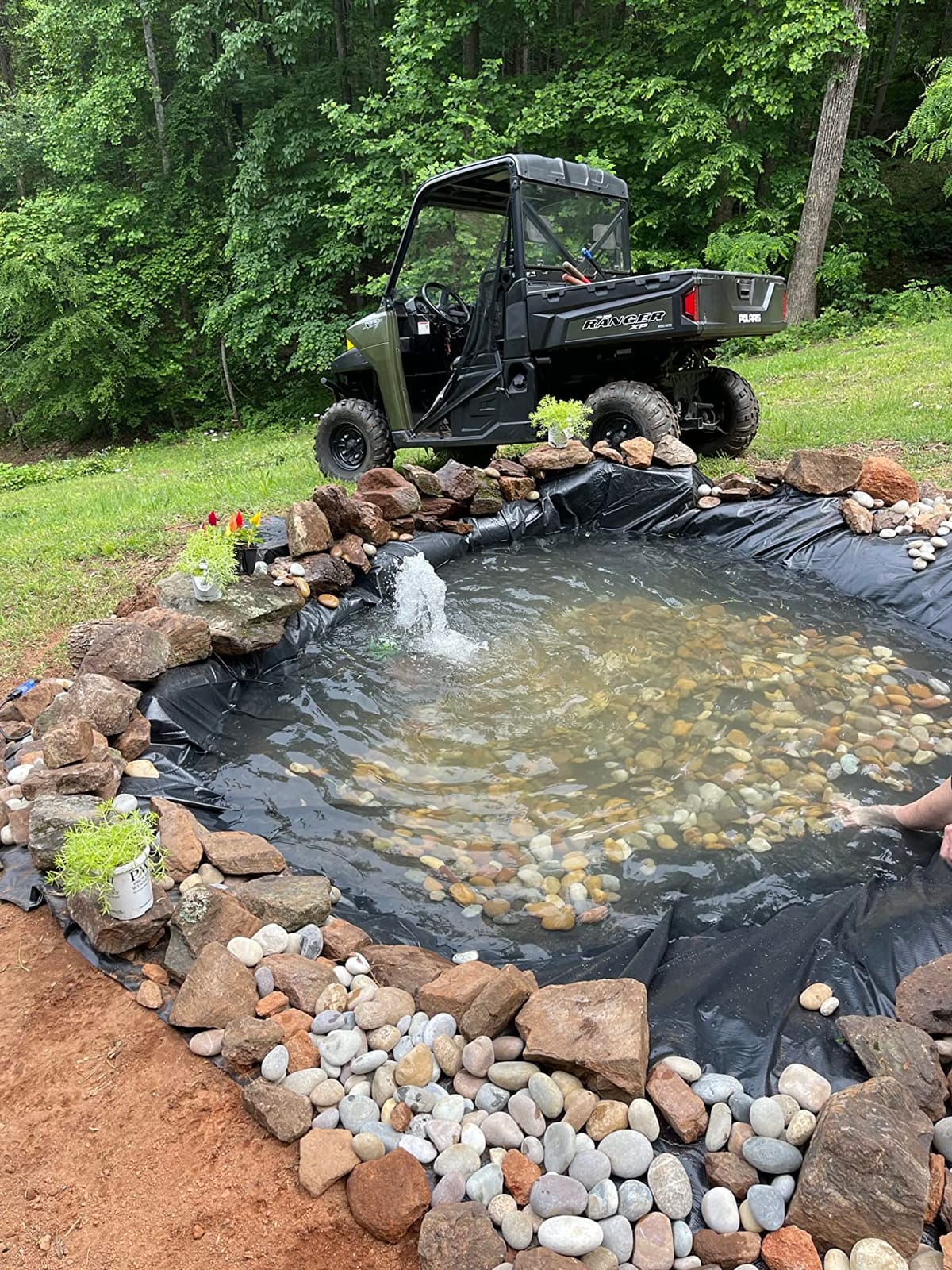 FREESEA 800GPH Small Pond Pump: Circulate 500-1200 Gallon Pond in 1-2 Hours | 24/7 Reliable Operation for Crystal Clear Water & Healthy Koi - 45W Quiet Motor with Adjustable Flow customer photo 2
