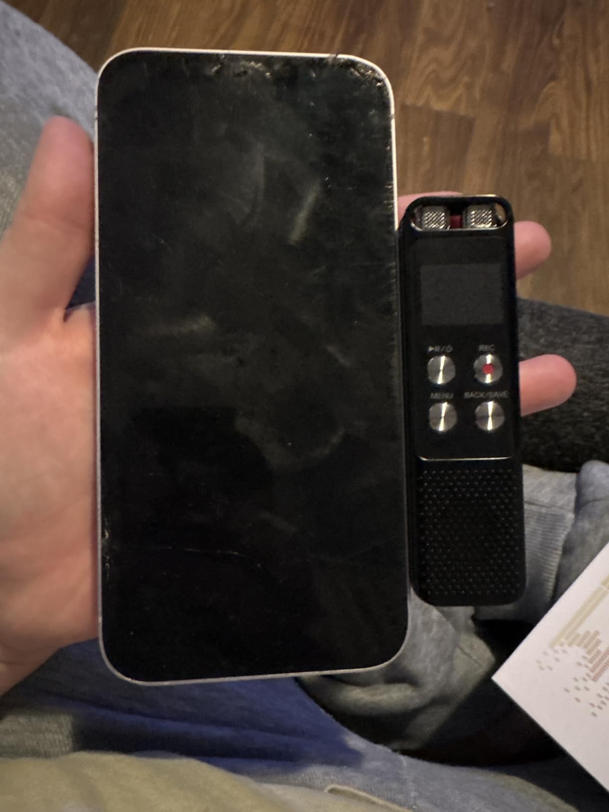 136GB Digital Voice Recorder: Voice Activated Recorders with Playback, Audio Recording Device for Lectures Meetings, Dictaphone Sound Portable Tape Recorder with Password | USB customer photo 1