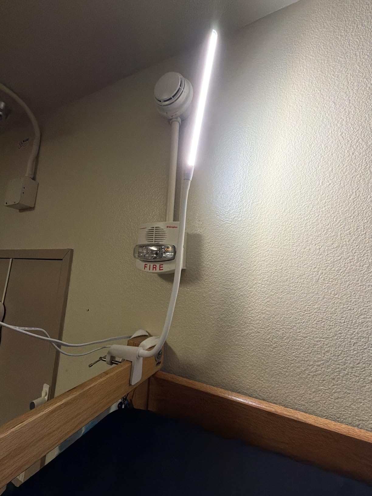 Lepro Small Desk Lamp with Clamp, LED Reading Lamps, 460LM, 5W, White customer photo 1