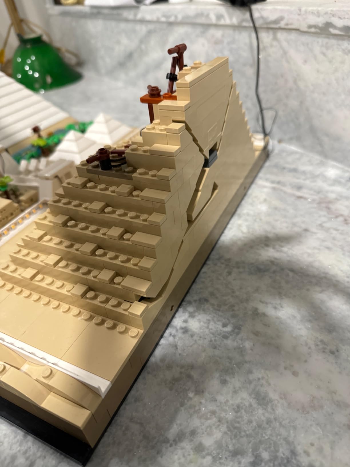 LEGO Architecture Great Pyramid of Giza Set 21058, Home Décor Model Building Kit, Creative DIY Activity, Famous Landmarks Collection customer photo 2
