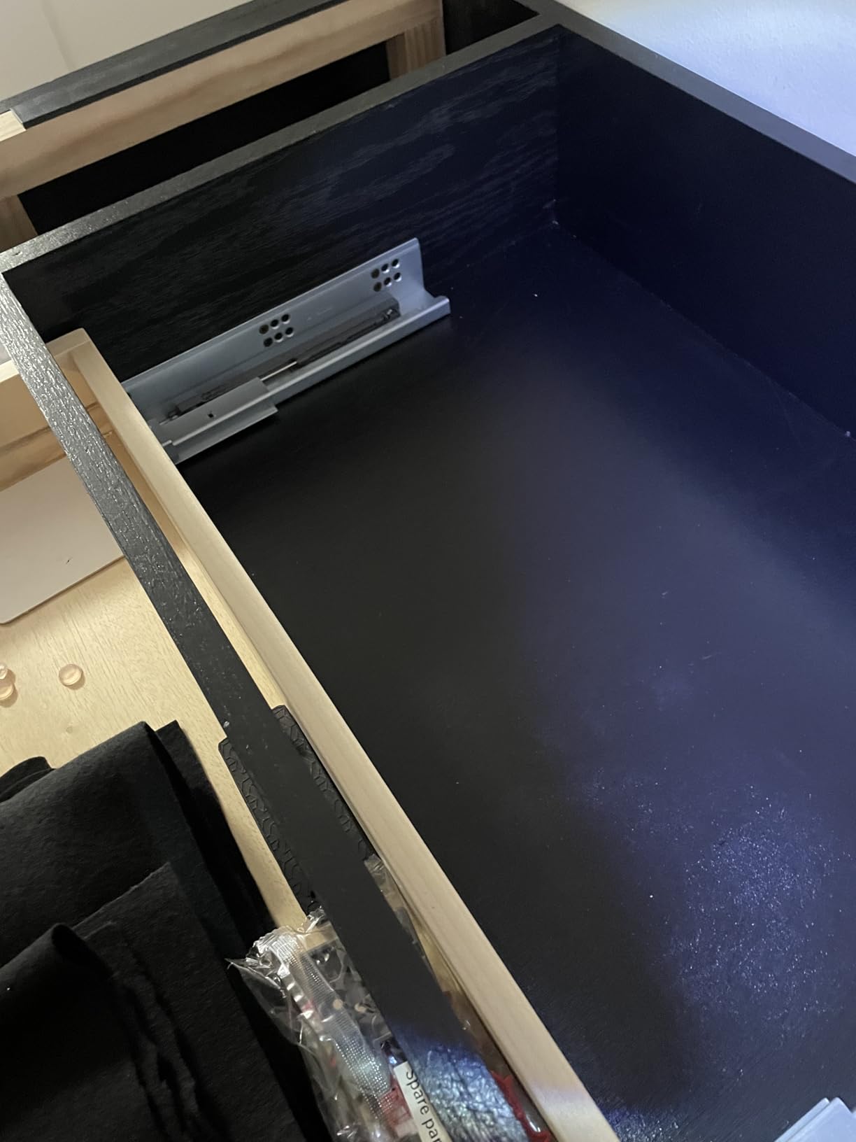 14 Inch Soft Close Undermount Drawer Slides for Frameless Cabinets | 100 lbs capacity, Full Extension Hidden Tracks, Without Bracket, 1D Height Adjustment; Bottom Mount Easy Installation customer photo 1
