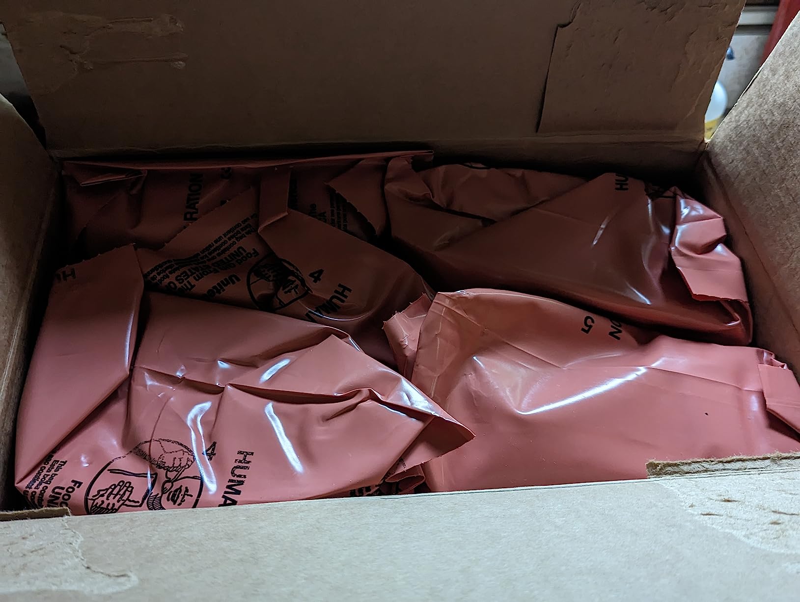 Humanitarian Daily Ration MRE Case, FEMA, 10-Pack, 1/2024 Inspection customer photo 1