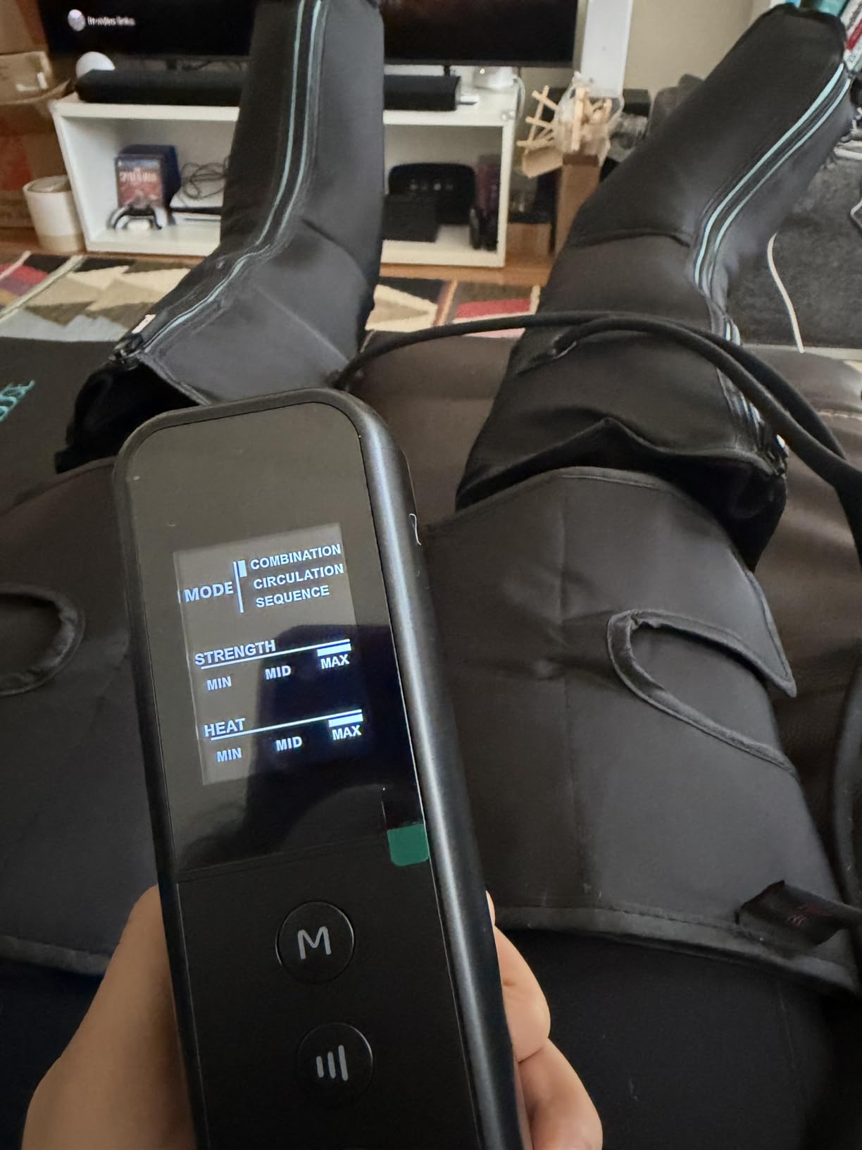 CINCOM Leg Massager with Heat and Air Compression for Pain Relief FSA - HSA customer photo 1
