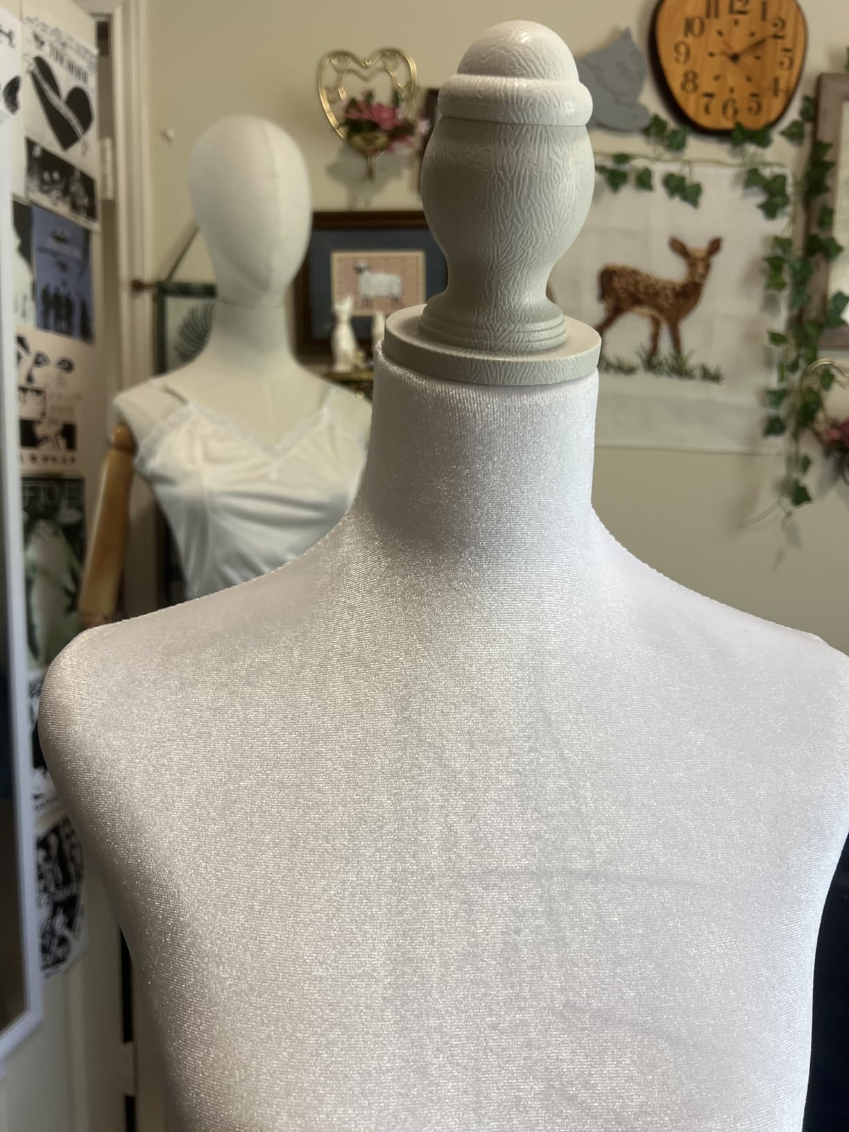 PayLessHere | Female Mannequin Torso | Black | Lightweight customer photo 1